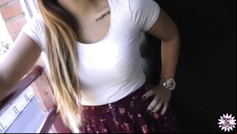 Innocent Teen Sucks And Fucks Like A Slut!
